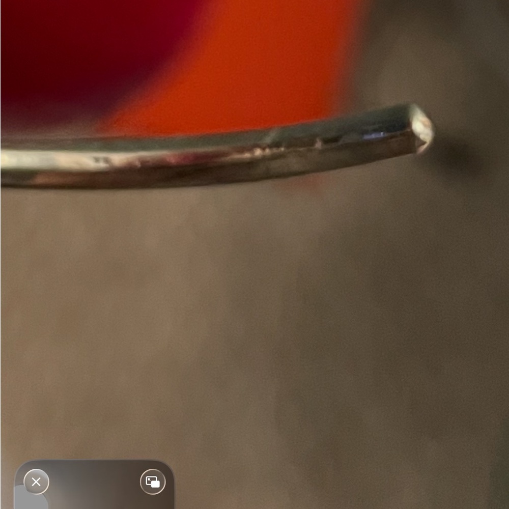 Sterling Silver Southwestern Azurite Crystal Dainty Cuff Bracelet.. NWOT - Picture 8 of 8